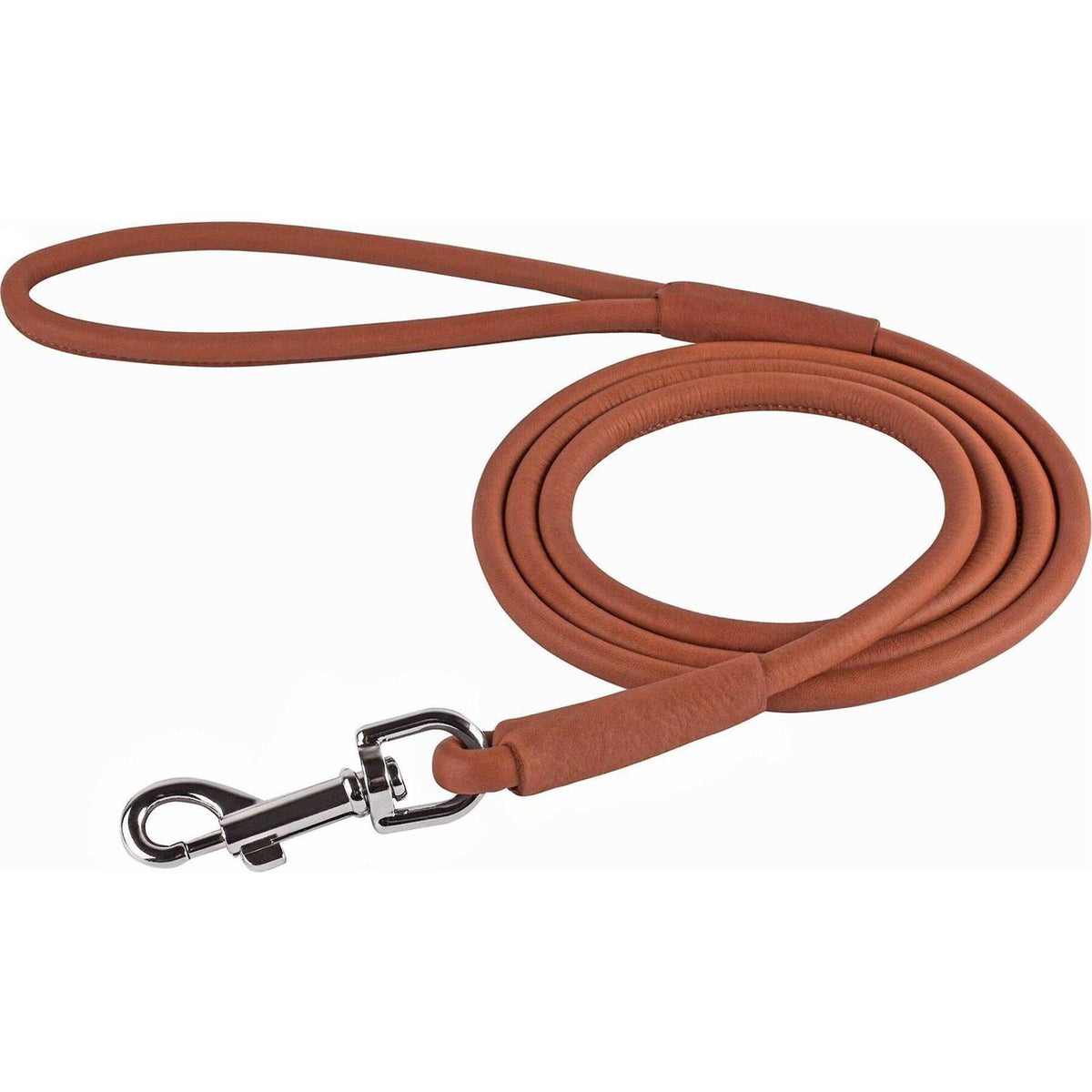 Rolled Leather Dog Leash I15744