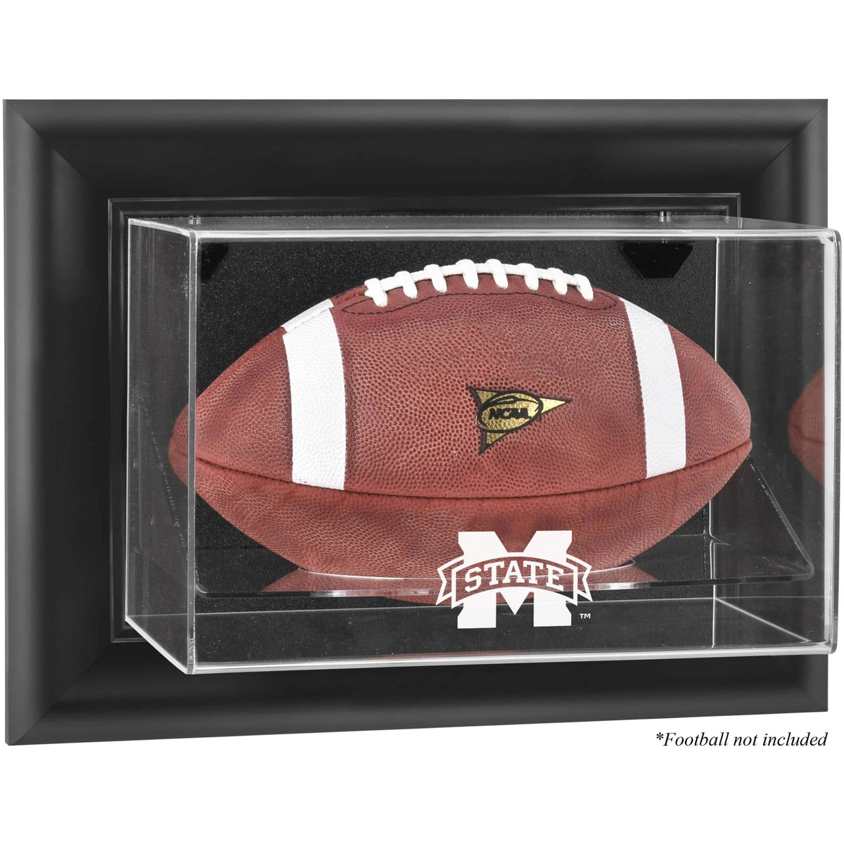 Black Framed Wall-Mountable Football Display Case X27067