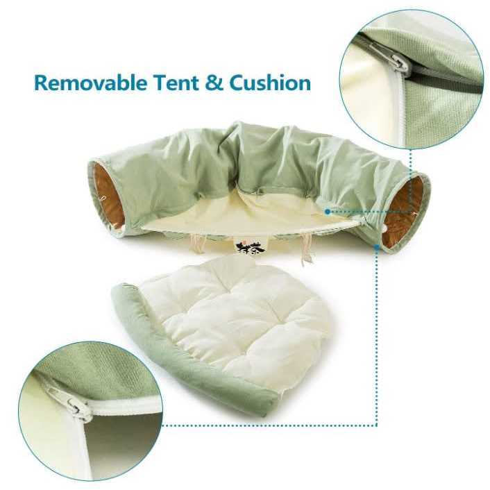 Collapsible Cat Tunnel Bed V61245