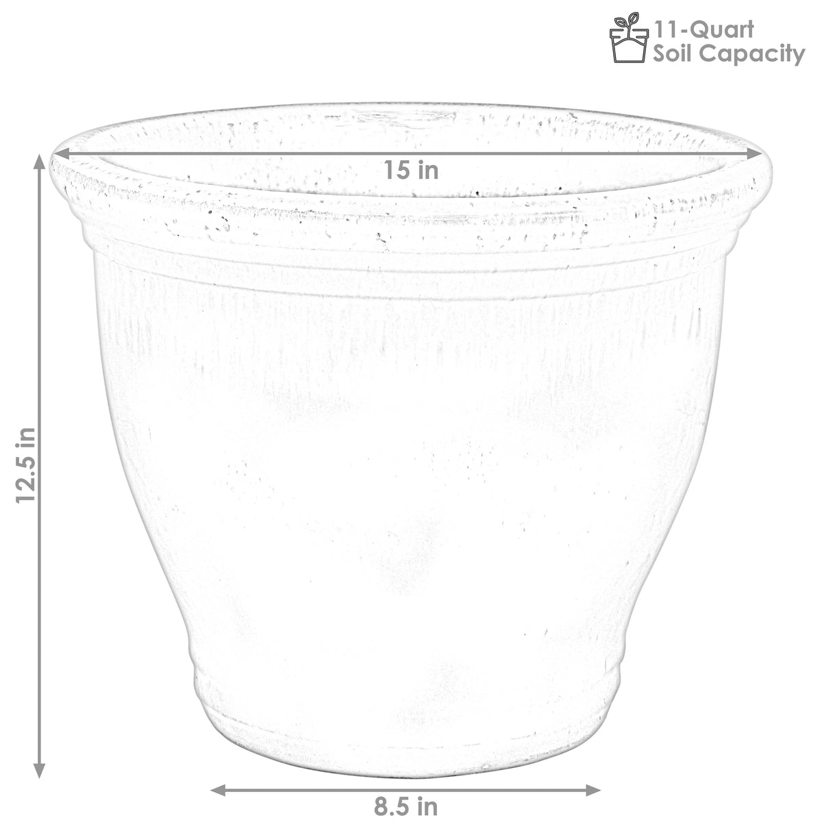 Glazed Ceramic Planter Y525