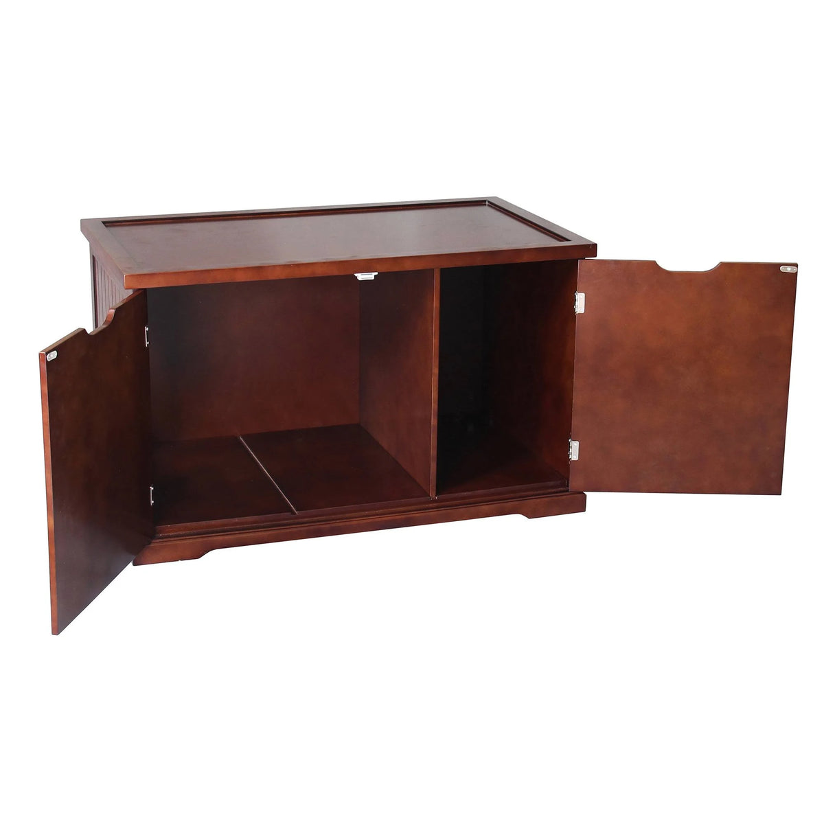 Walnut Cat Washroom Bench A38811