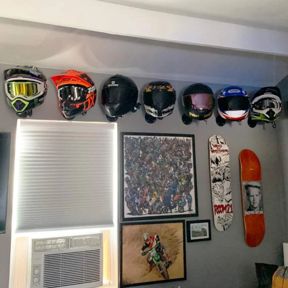 Motorcycle Helmet Rack 3PCS N1442