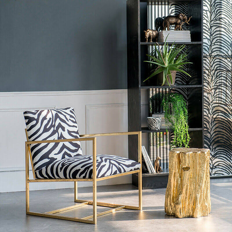 Zebra Print Armchair N2189