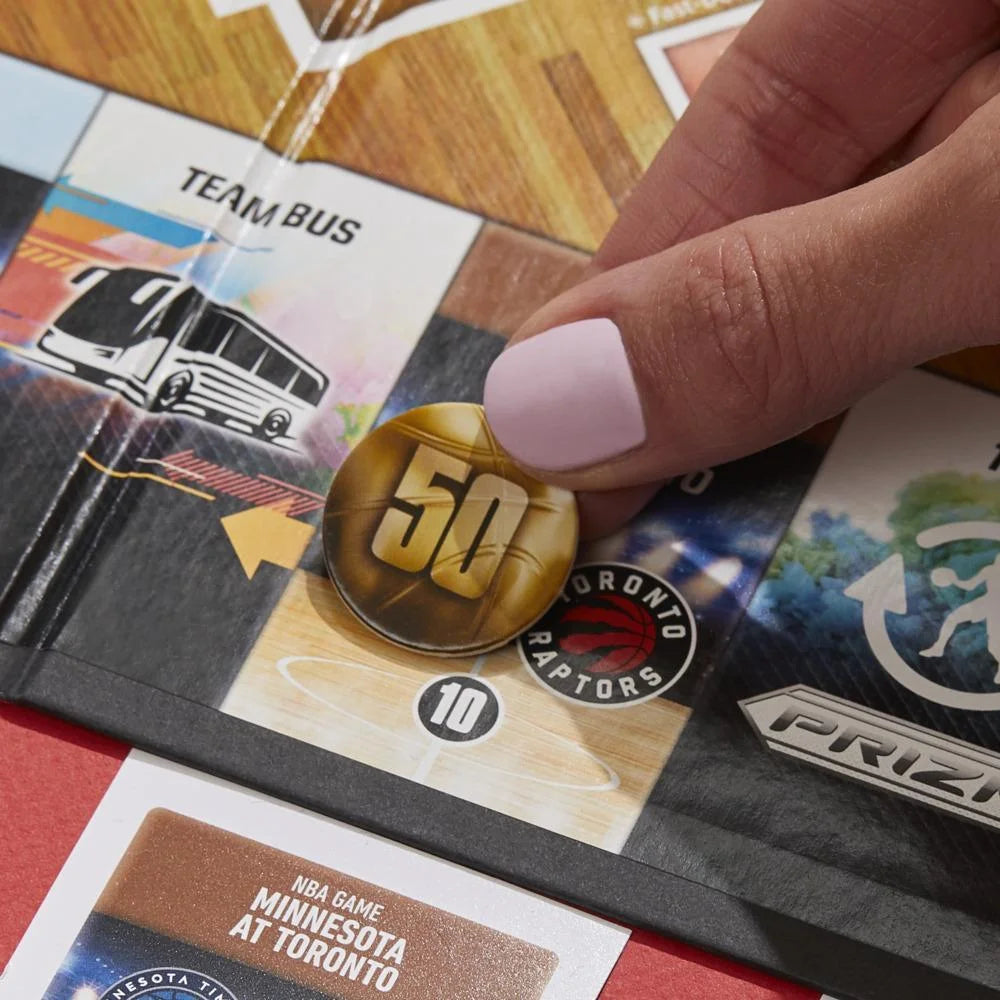 Monopoly Prizm NBA Edition Board Game with Panini NBA Trading Cards R690604