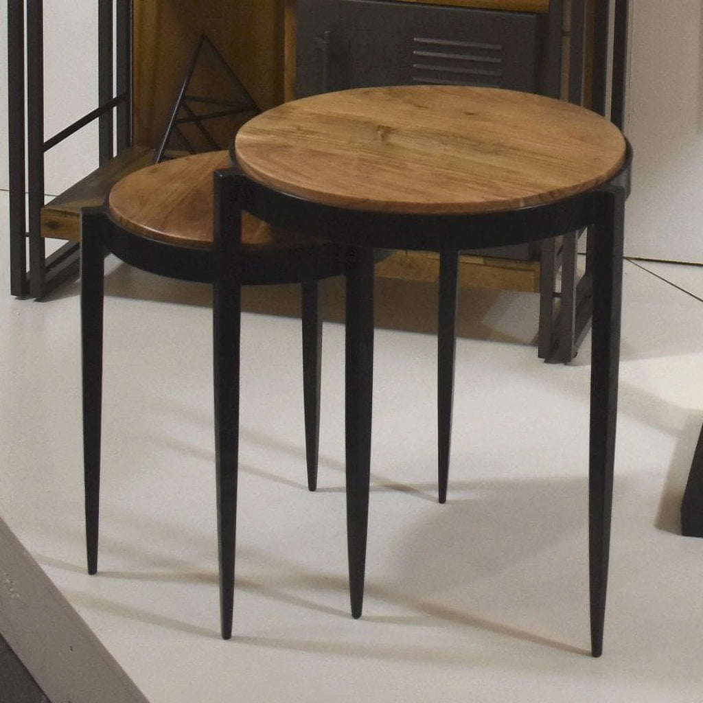 Black Nesting Tables Y653