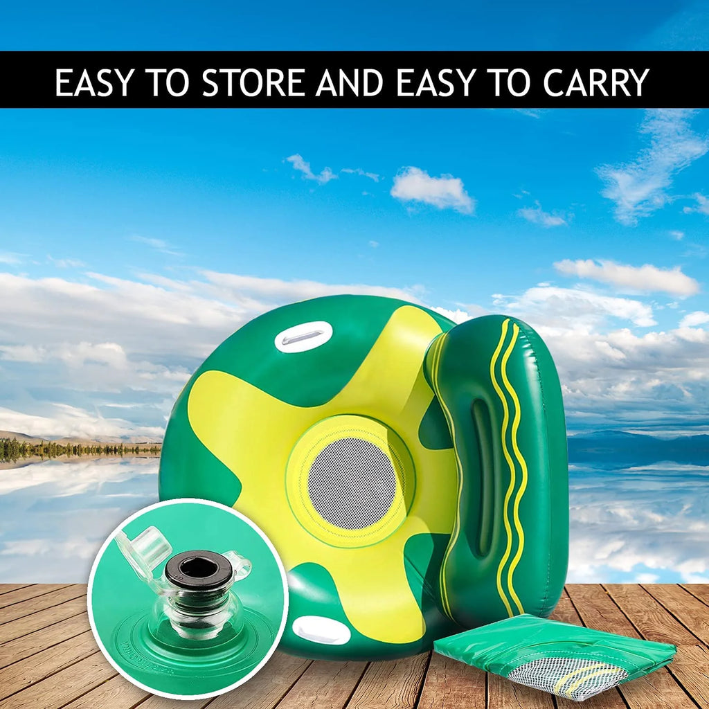 Green/Yellow Pool Floating Chair X885542