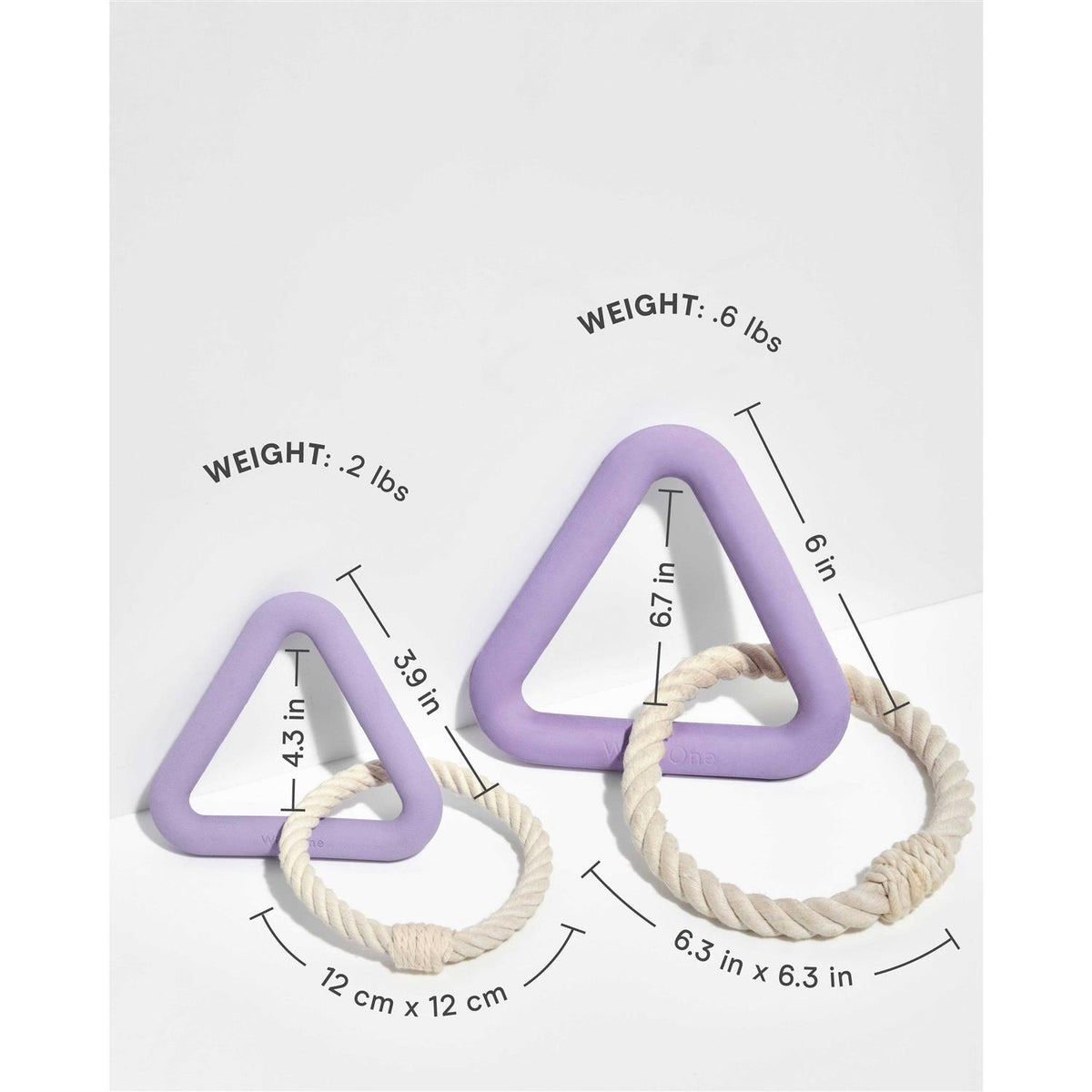 Triangle Tug Dog Toy F63964