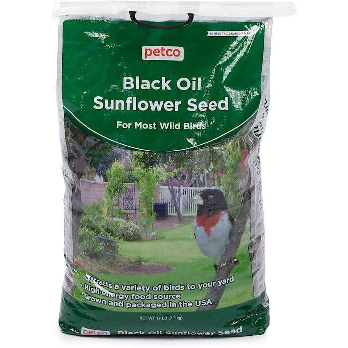 Black Oil Sunflower Seed Wild Bird Food U537460